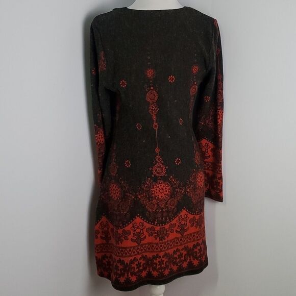 Aryeh Bohemian Printed Dress Size Medium - Picture 6 of 7